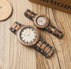 Bobo Bird Wooden Couple Watches - Dial & Detail Co.
