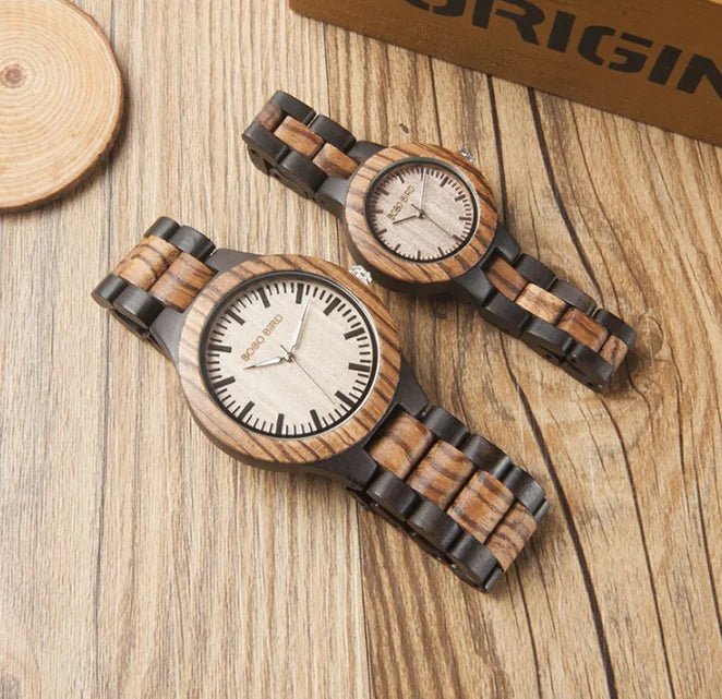 Bobo Bird Wooden Couple Watches - Dial & Detail Co.
