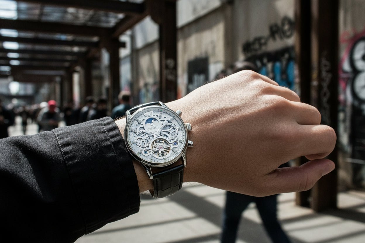 OLEVS Skeletonized Automatic - Dial & Detail Co.