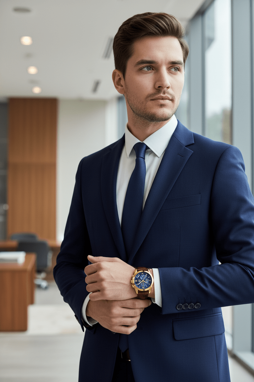 OLEVS Gentlemen's Chronograph - Dial & Detail Co.