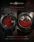 The Samurai | Founder’s Series | Luxury Watch | Dial & Detail Co.