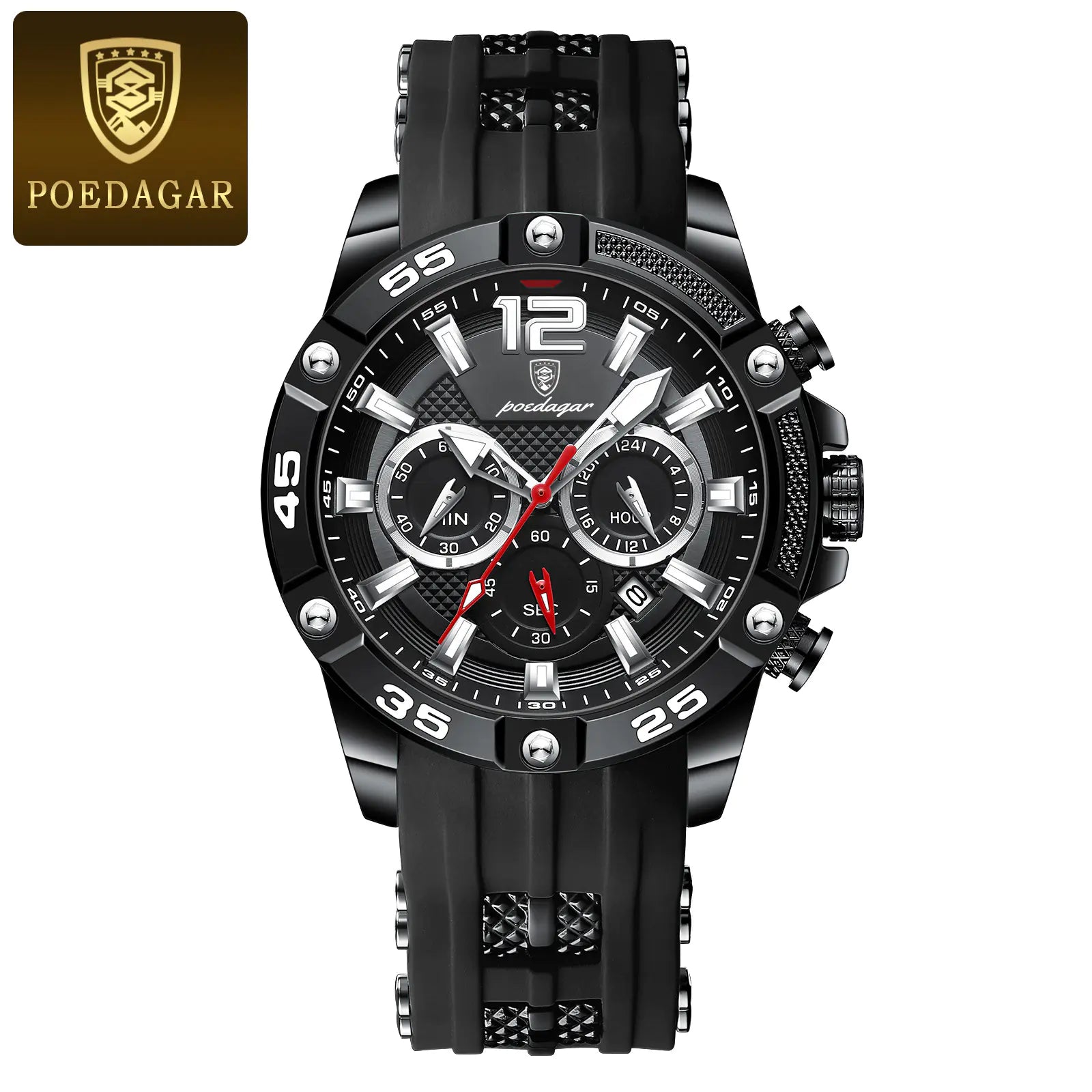 POEDAGAR Tactical Timekeeper - Dial & Detail Co.